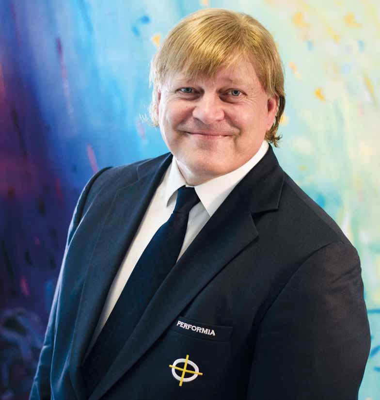 Mårten Runow, founder of Performia